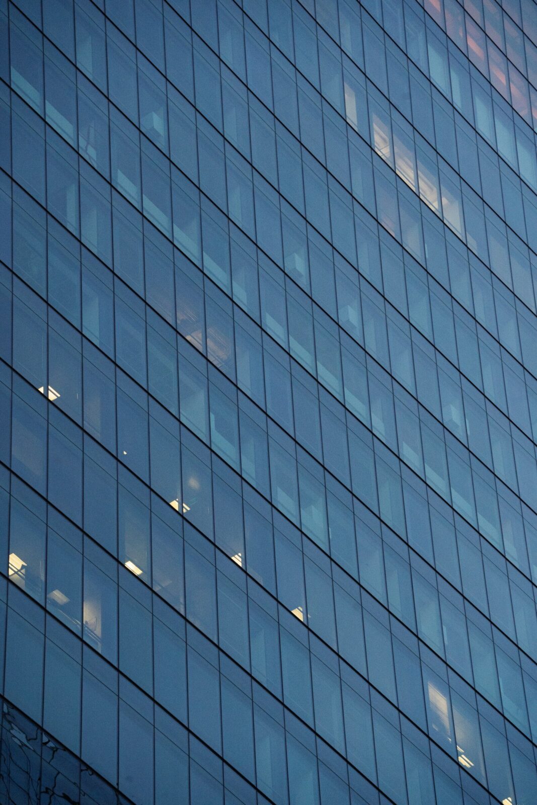 Glass-front commercial office building maintained by TrueGleam Cleaning in Odessa TX